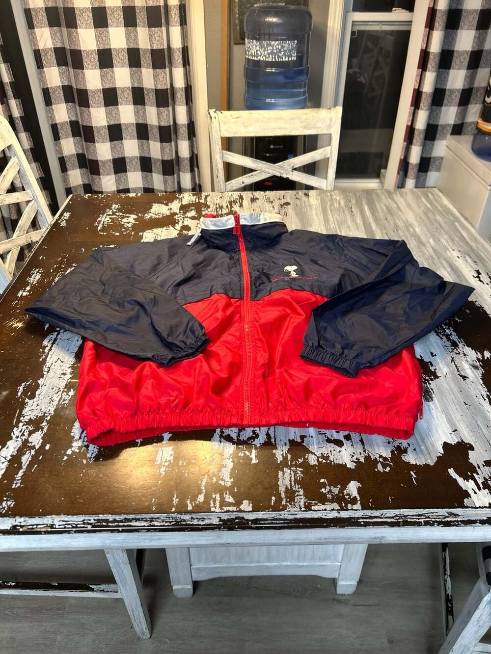 Dunbrooke MetLife Snoopy Peanuts Colorblock Windbreaker Jacket XXL